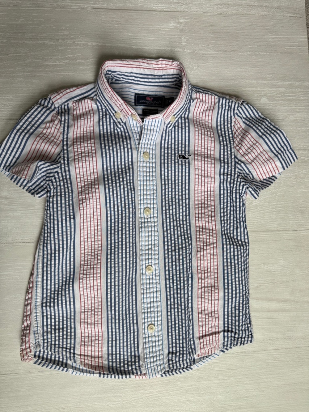 Vineyard Vines Short-Sleeve Whale Shirt 100% Cotton